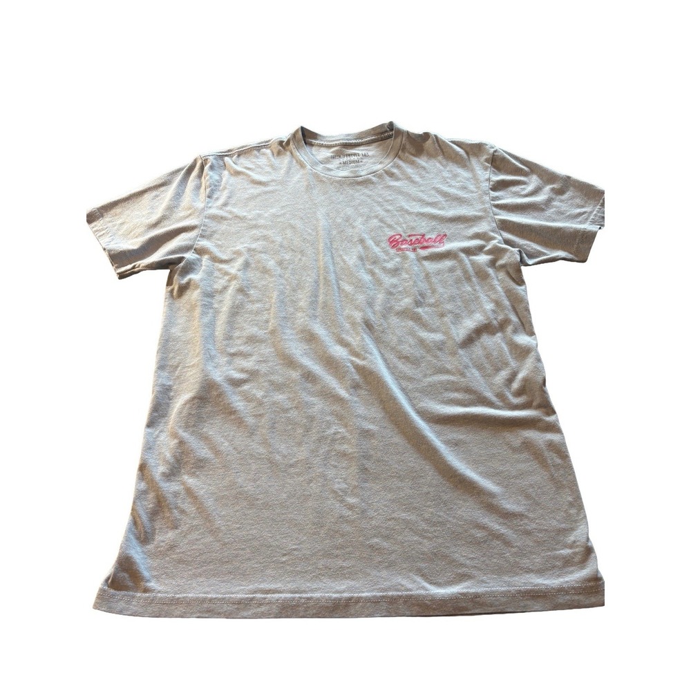 Baseball Lifestyle 101 Adult Medium T-shirt short sleeve blue cotton candy
